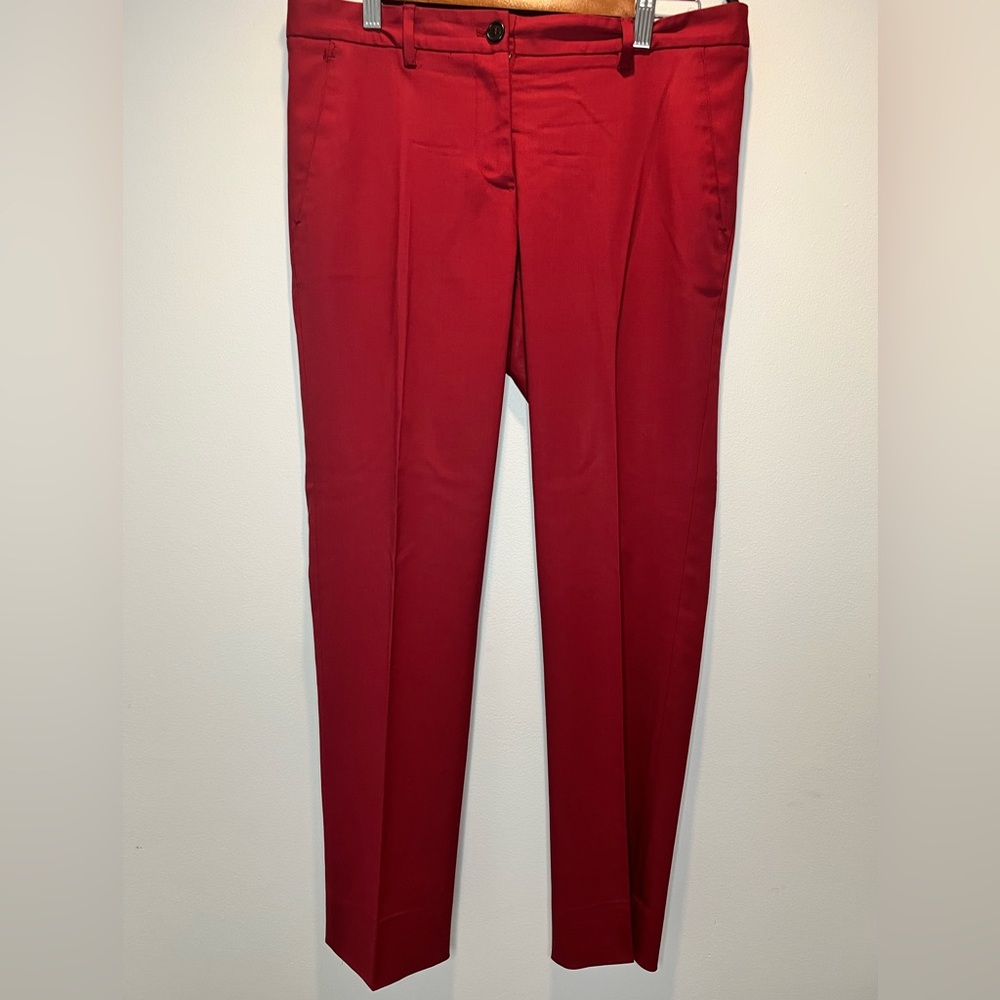 Bold Italian red pants 🤐